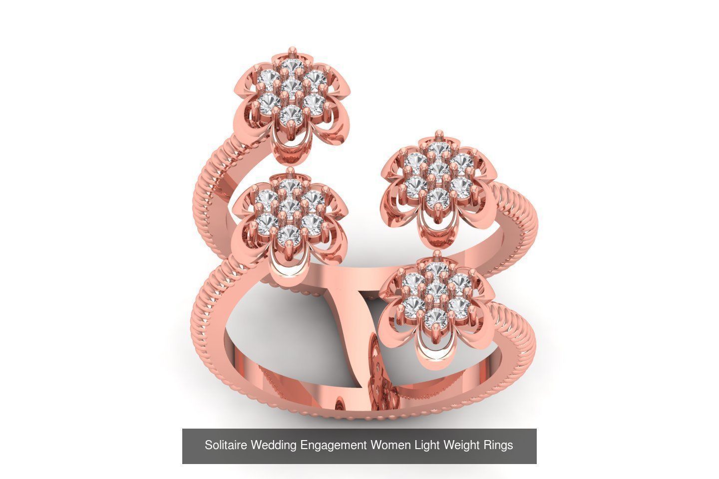 100 Solitaire Wedding Engagement Women Rings Collection _43