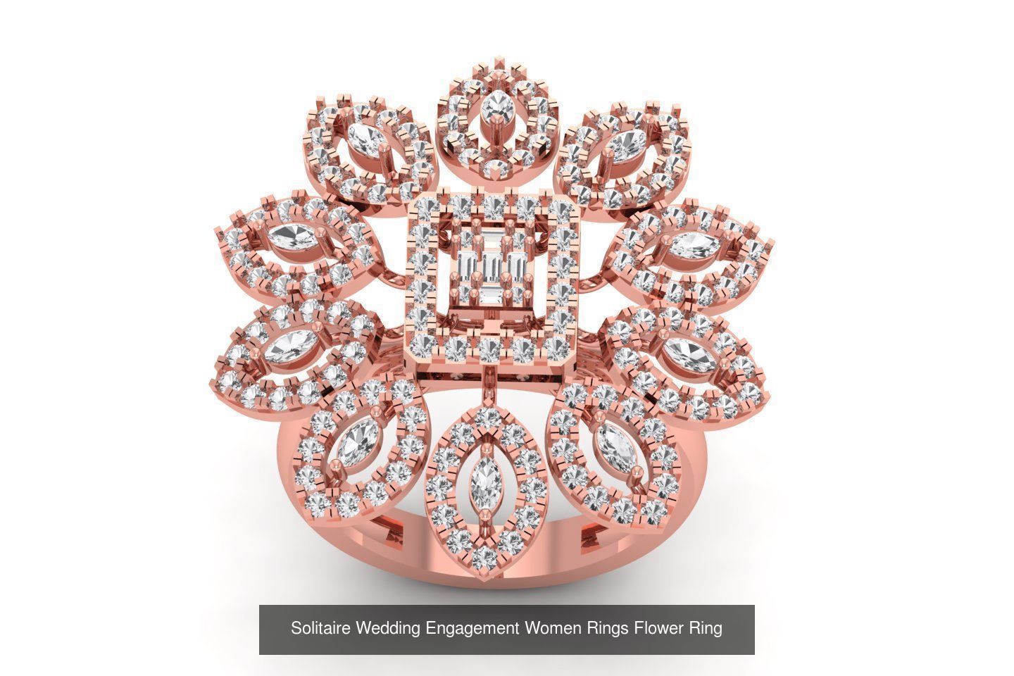 100 Solitaire Wedding Engagement Women Rings Collection _83