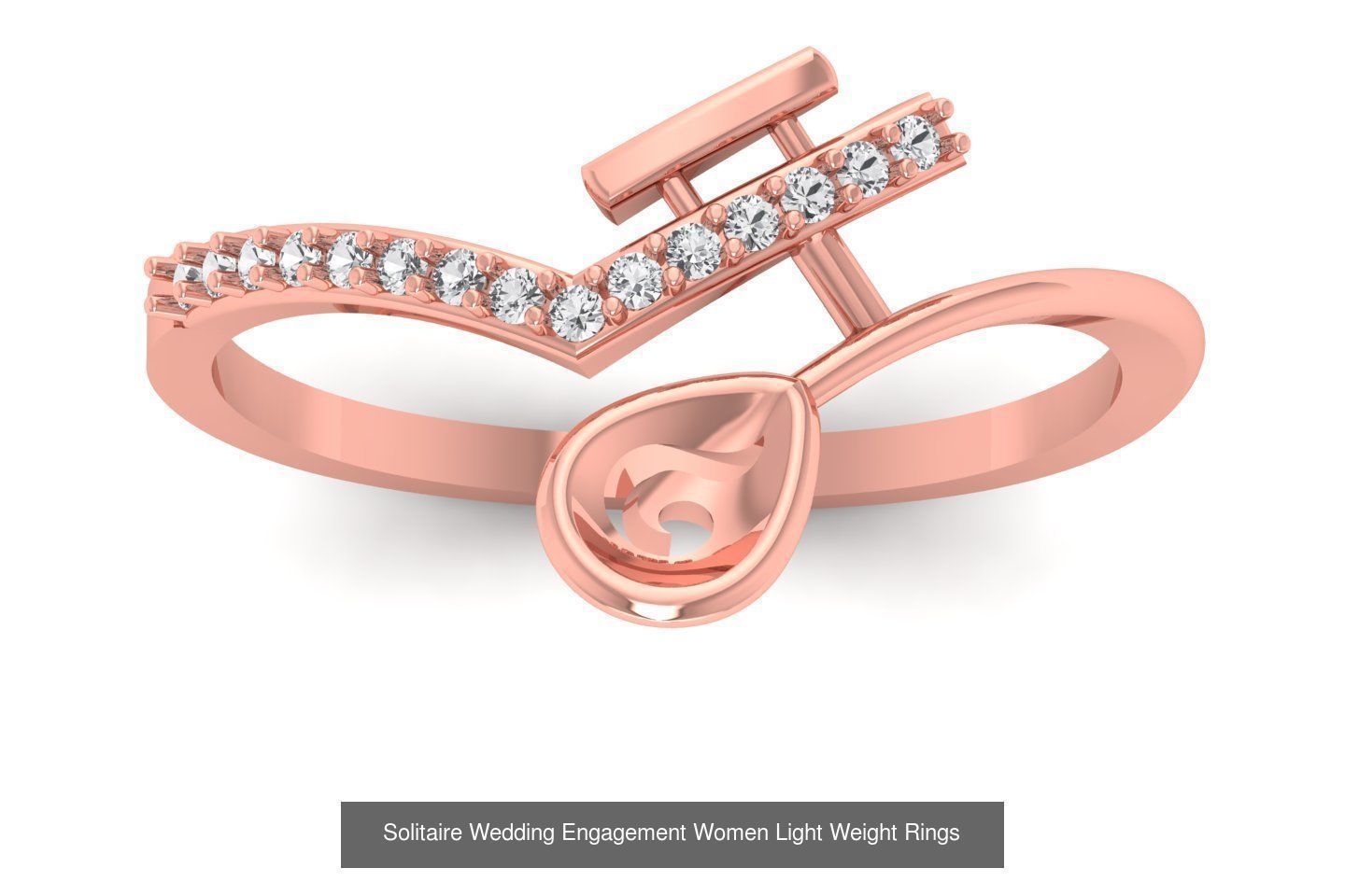 100 Solitaire Wedding Engagement Women Rings Collection _27