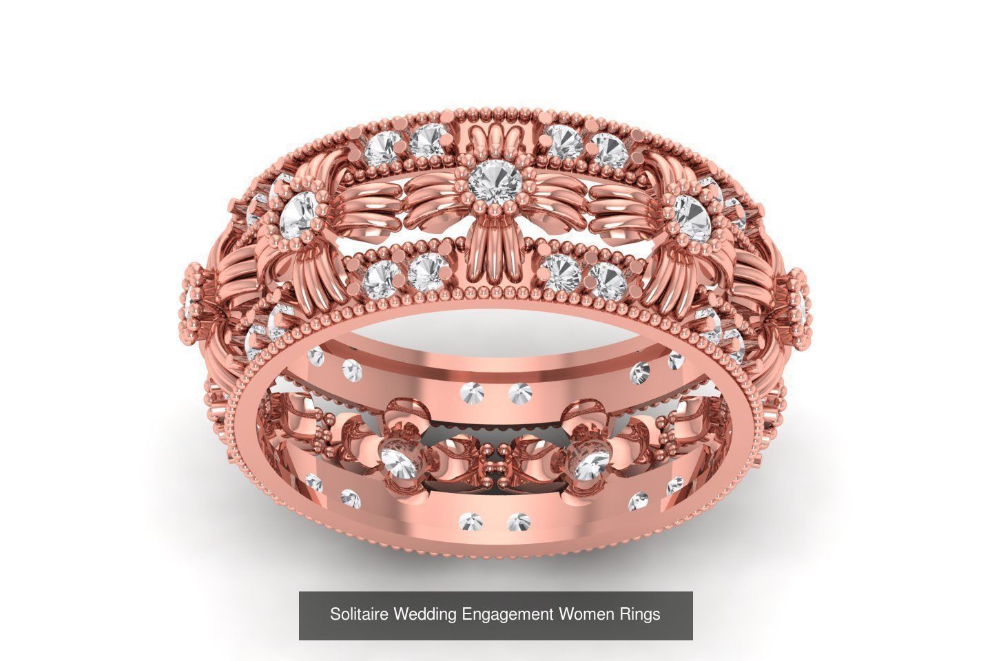100 Solitaire Wedding Engagement Women Rings Collection _46