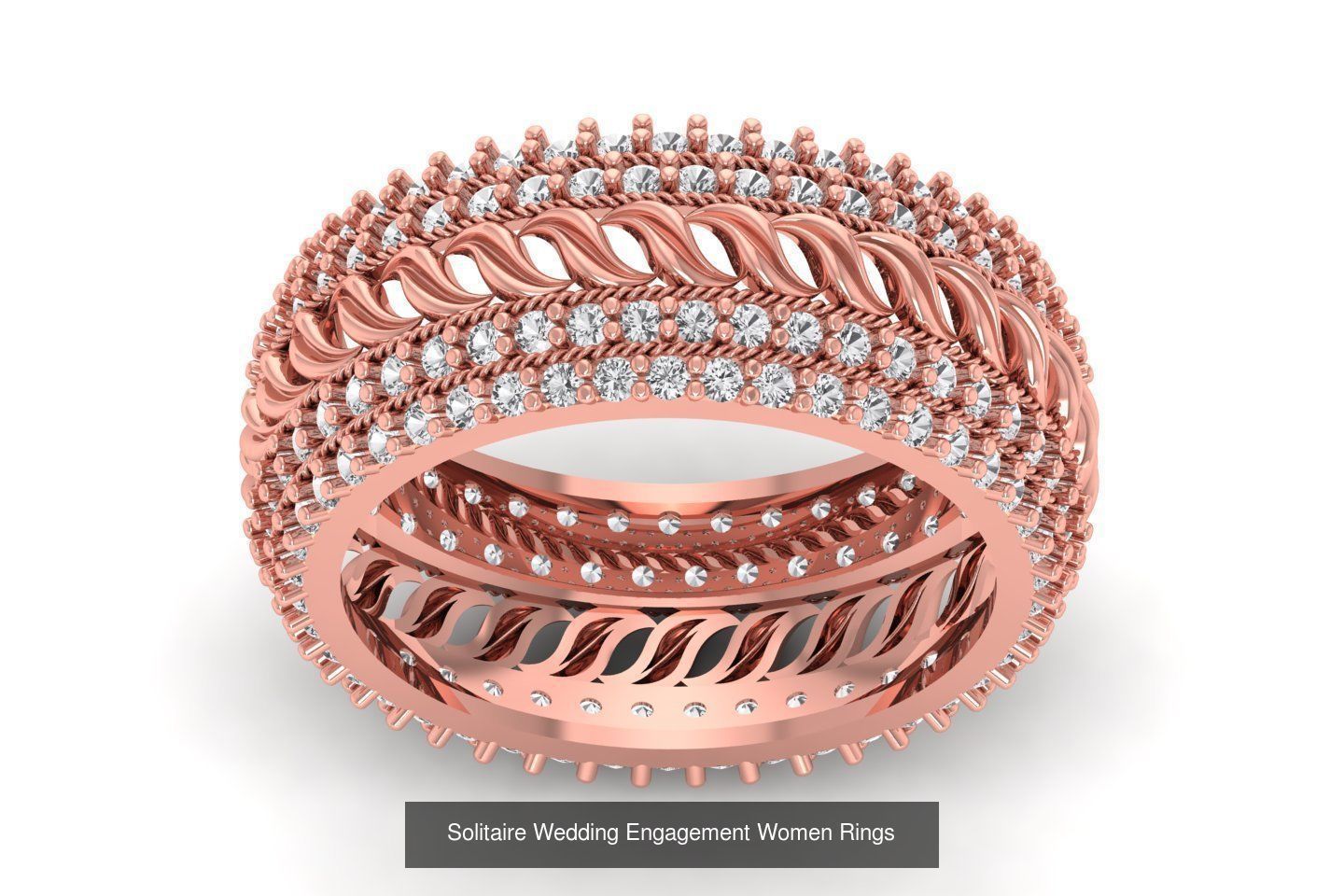 100 Solitaire Wedding Engagement Women Rings Collection _45