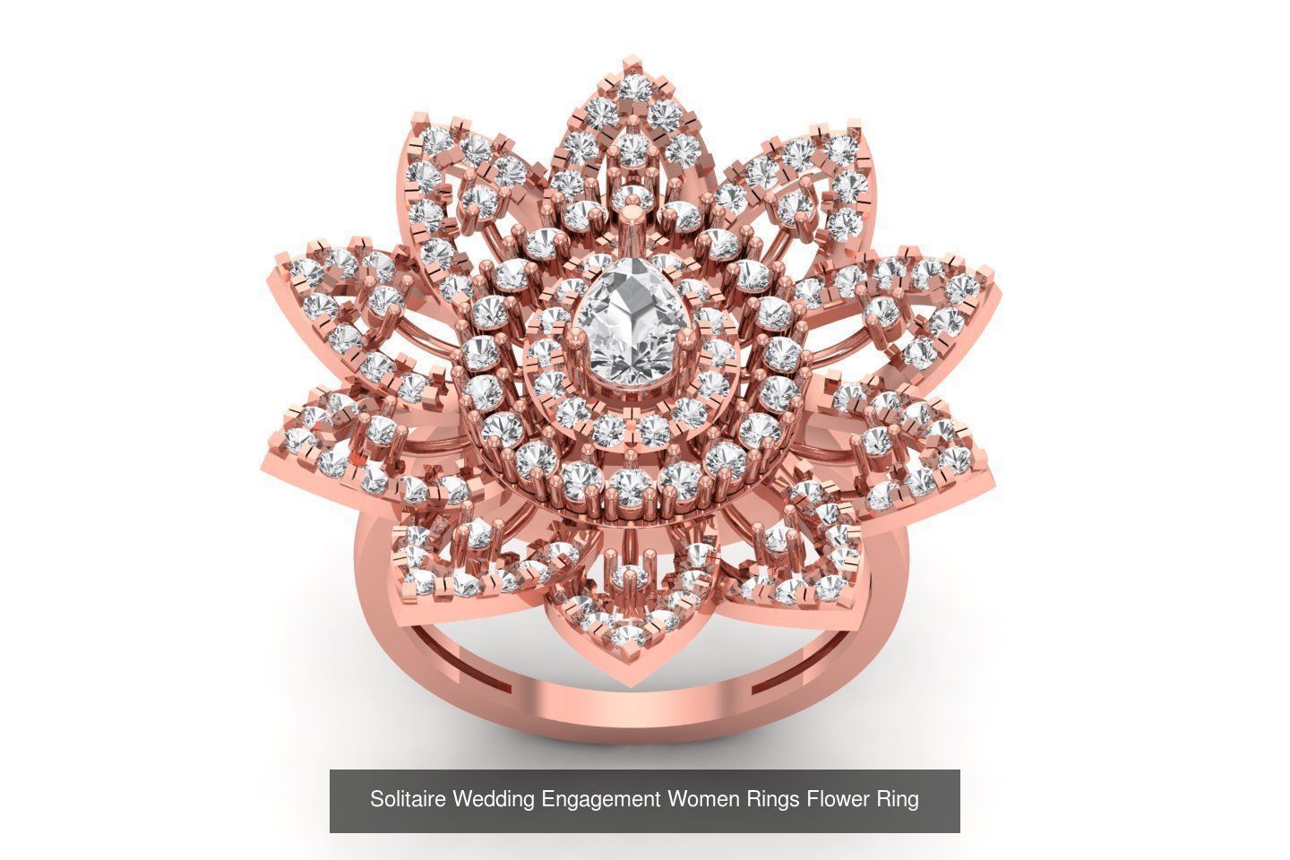 100 Solitaire Wedding Engagement Women Rings Collection _59