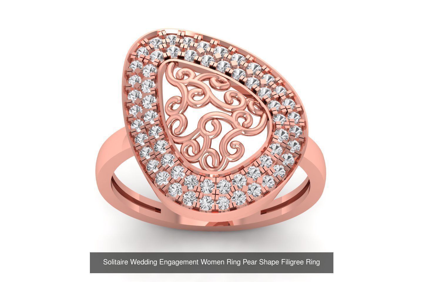100 Solitaire Wedding Engagement Women Rings Collection _58