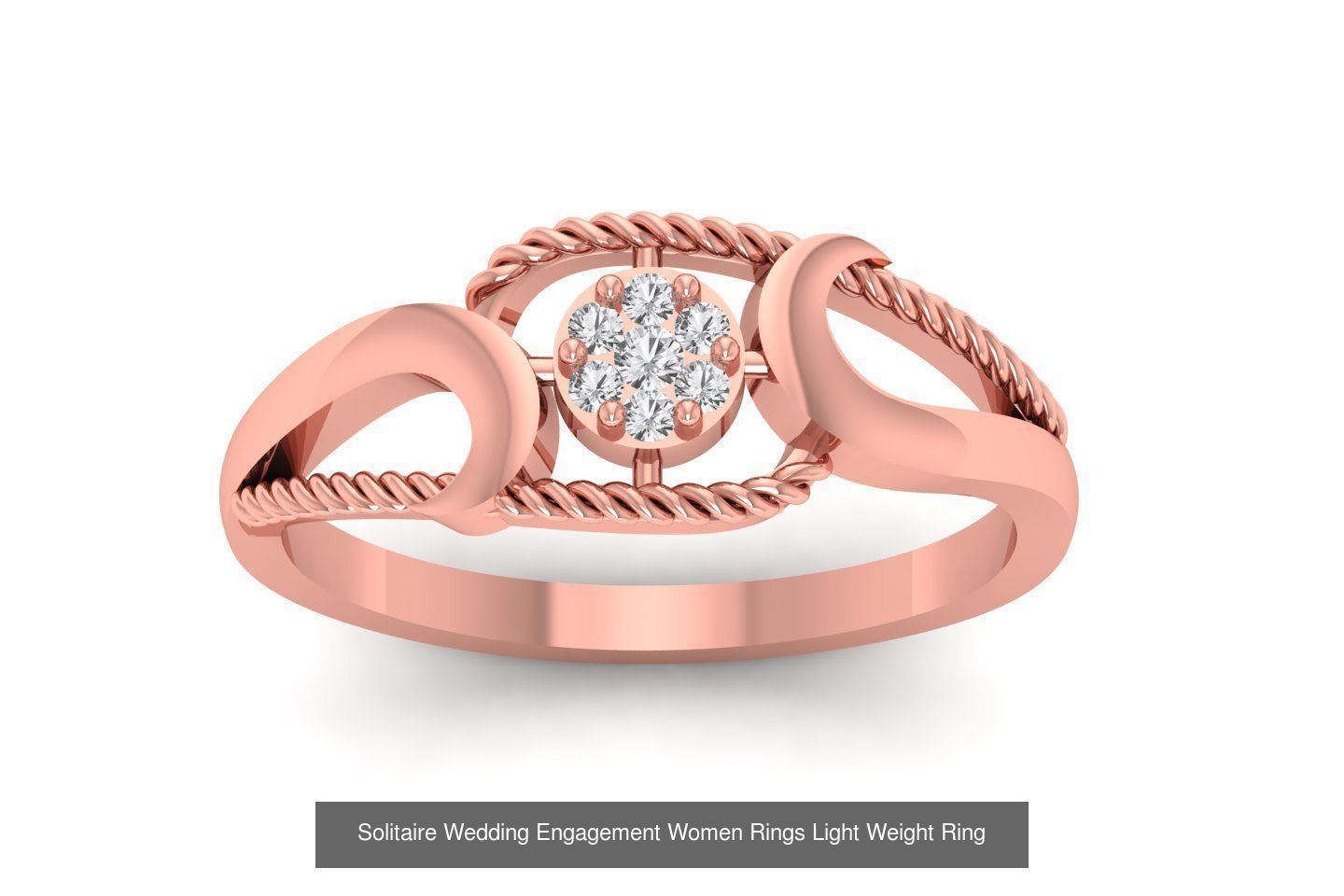 100 Solitaire Wedding Engagement Women Rings Collection _78