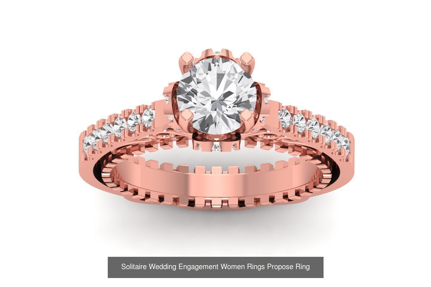 100 Solitaire Wedding Engagement Women Rings Collection _99