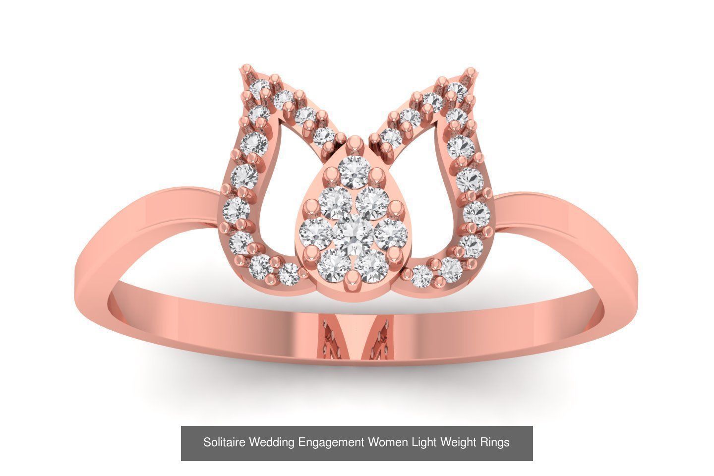 100 Solitaire Wedding Engagement Women Rings Collection _24
