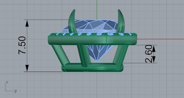 Beautiful heart pendant 2491 3D print model 3D print model_7