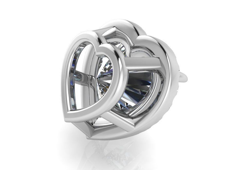 Beautiful heart pendant 2491 3D print model 3D print model_3