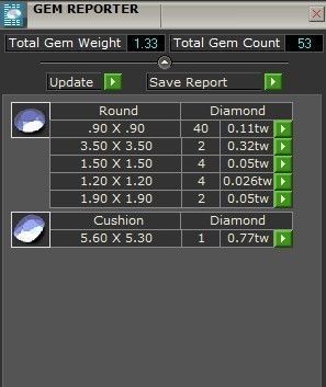 Bright 3-Stone diamond ring 2495 3D print model 3D print model_8