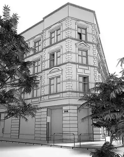 Corner English House With Red Details Archexteriors Vol 04