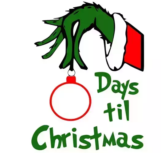 Days till Christmas SVG