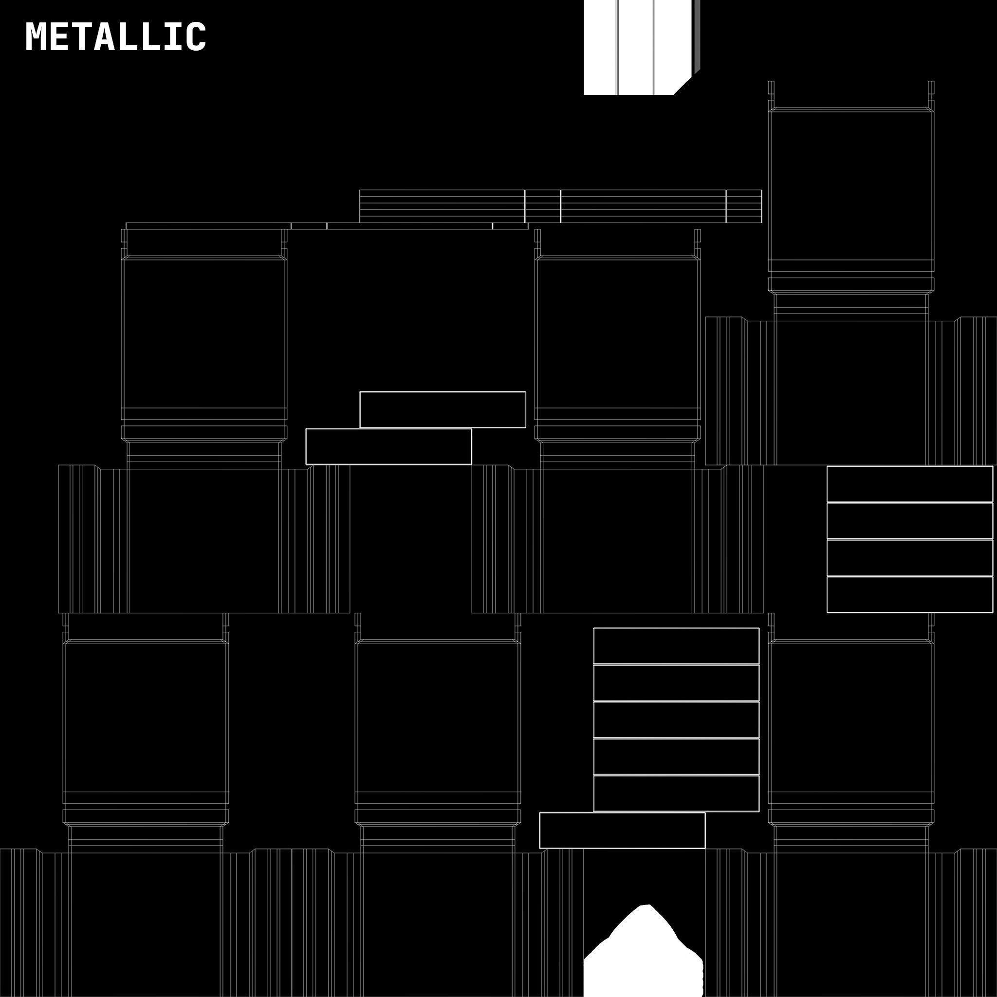 Teak Desk Low-poly 3D model_41