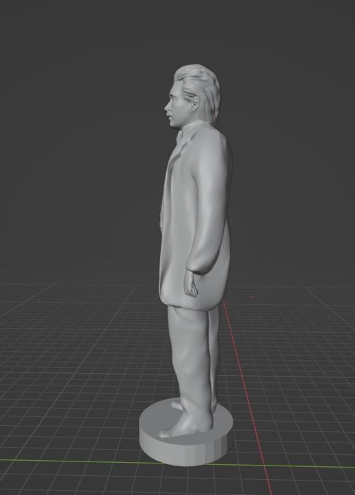 Albert Einstein 3D print model_7