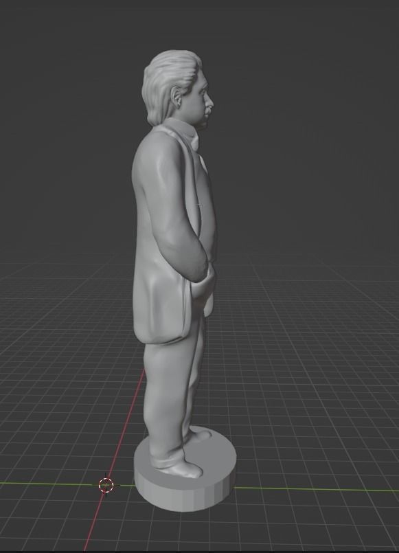 Albert Einstein 3D print model_4