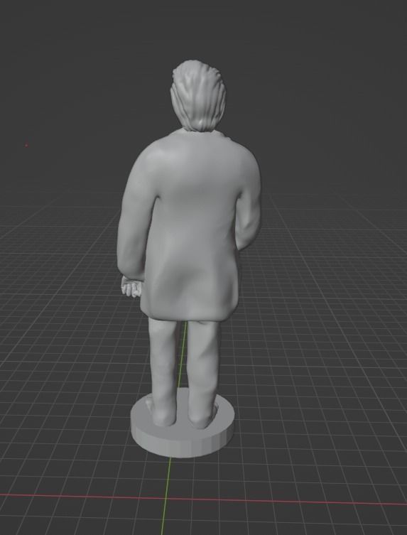 Albert Einstein 3D print model_5