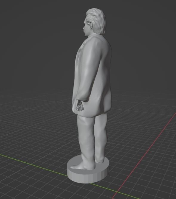Albert Einstein 3D print model_6