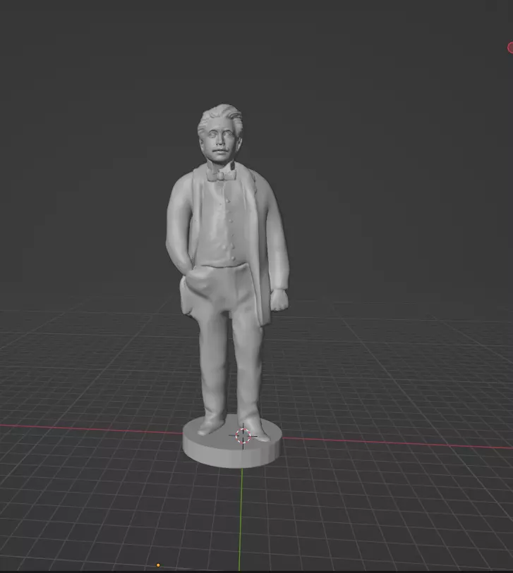 Albert Einstein 3D print model_0