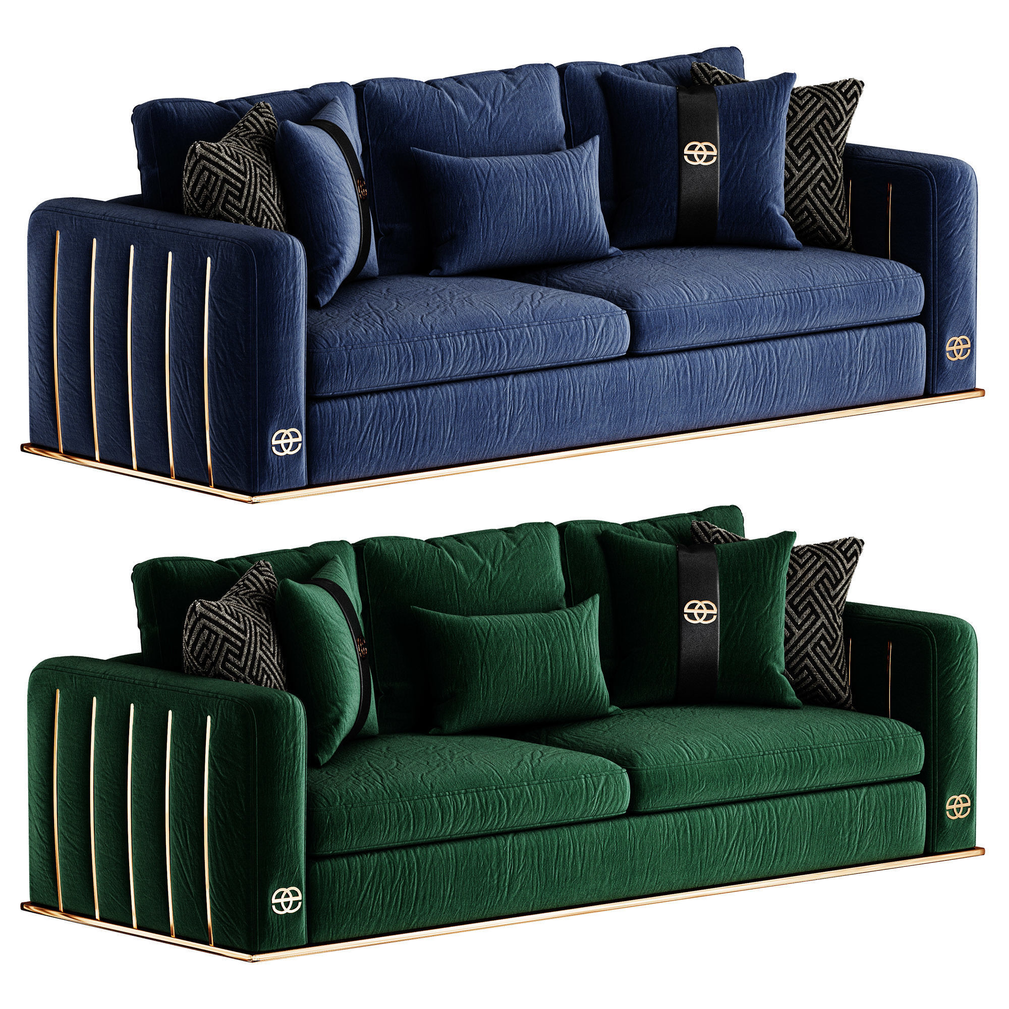 Loren Sofa 3D model_9