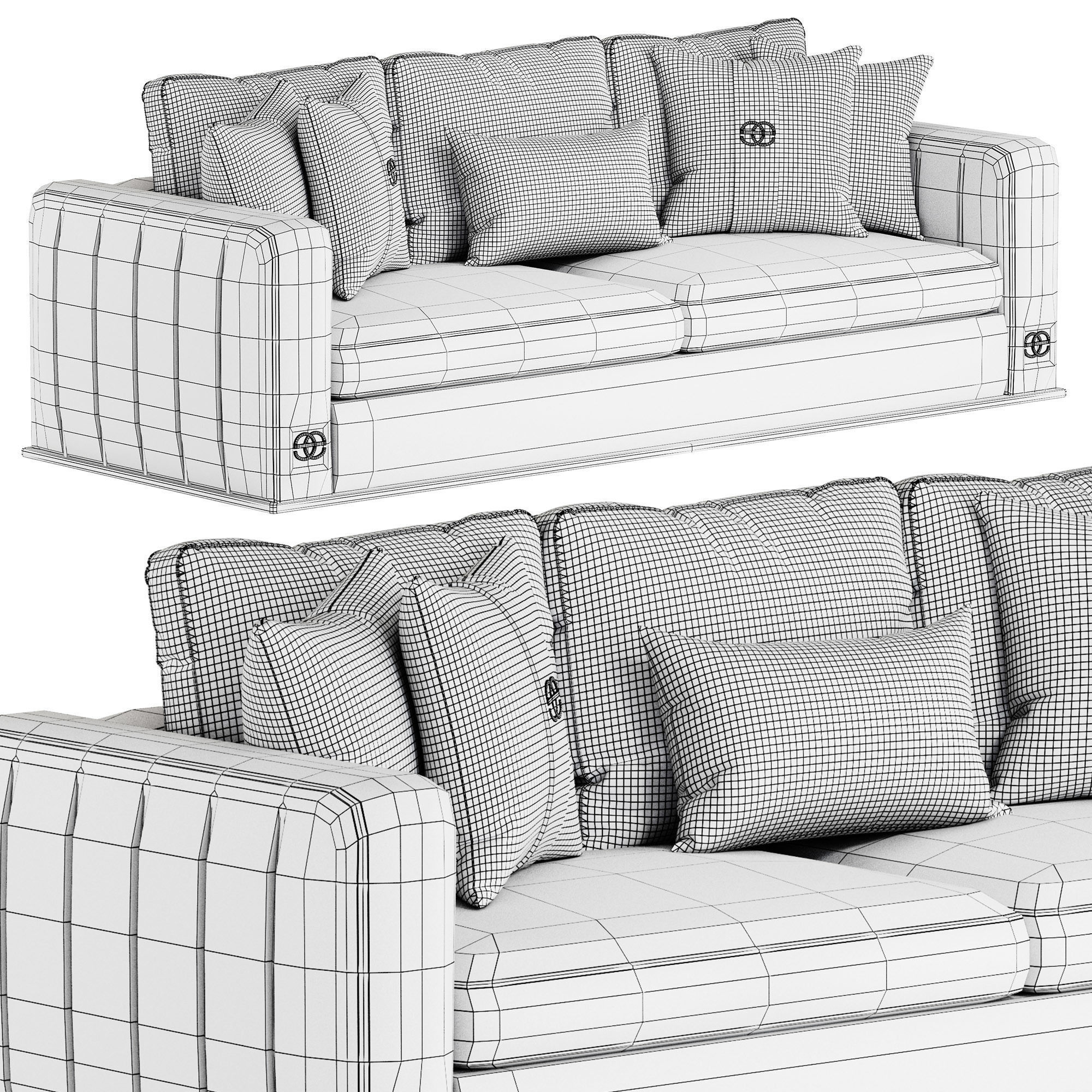 Loren Sofa 3D model_7