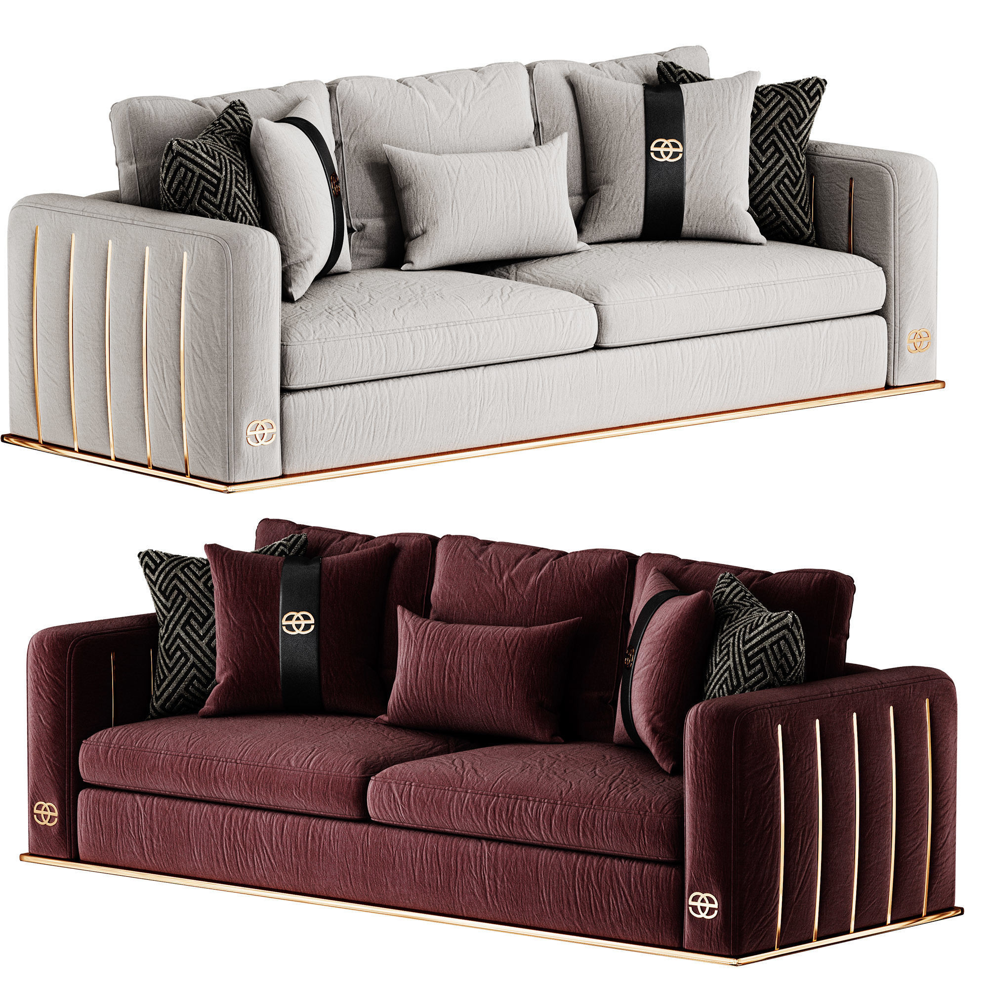 Loren Sofa 3D model_1