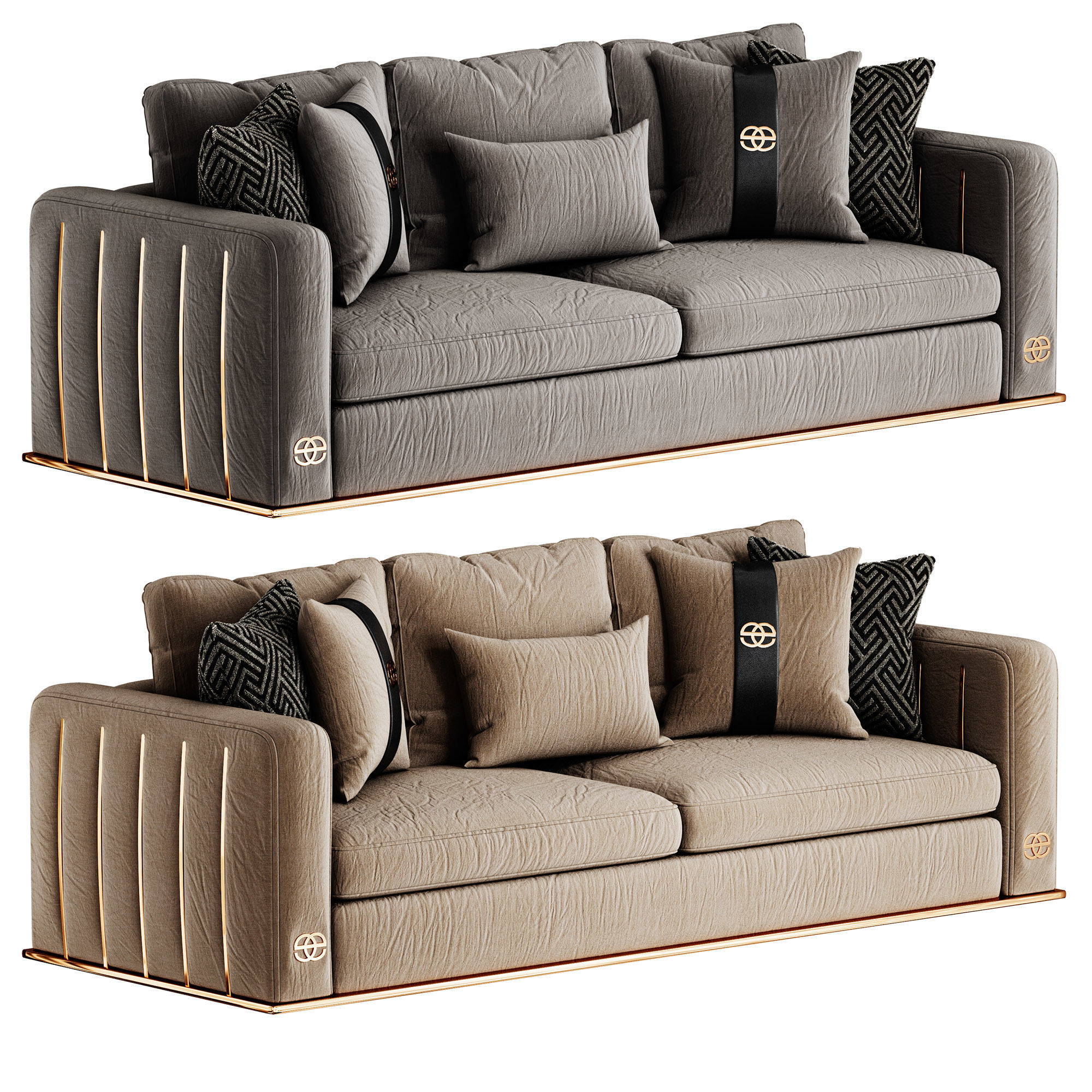 Loren Sofa 3D model_8