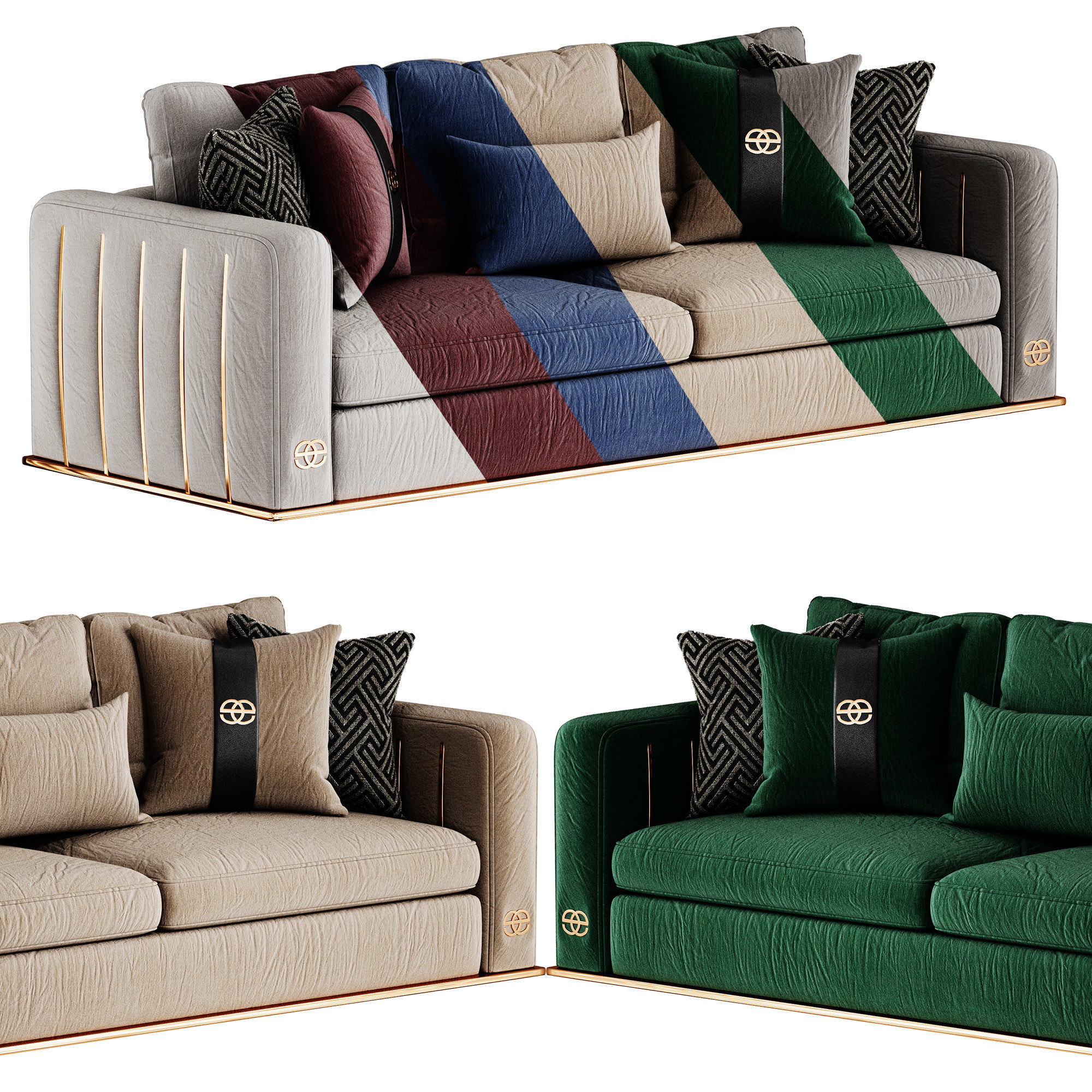 Loren Sofa 3D model_6