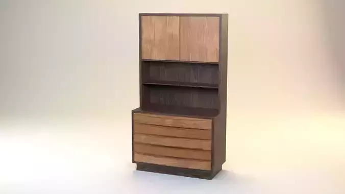 Wall Cabinet by Poul Hundevad Denmark 1960s