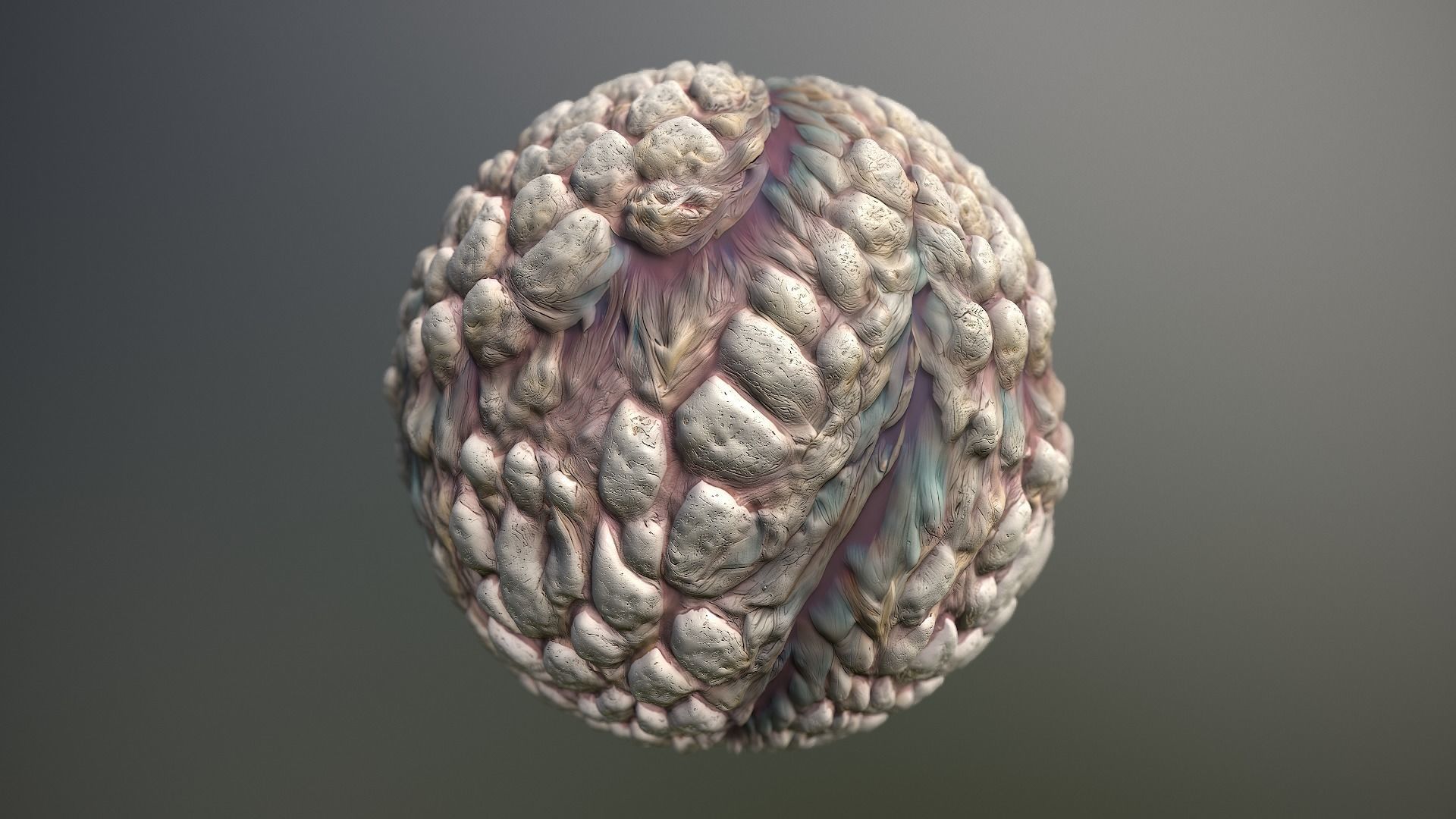Material Skin Monster 30 Seamless PBR Texture Texture_13