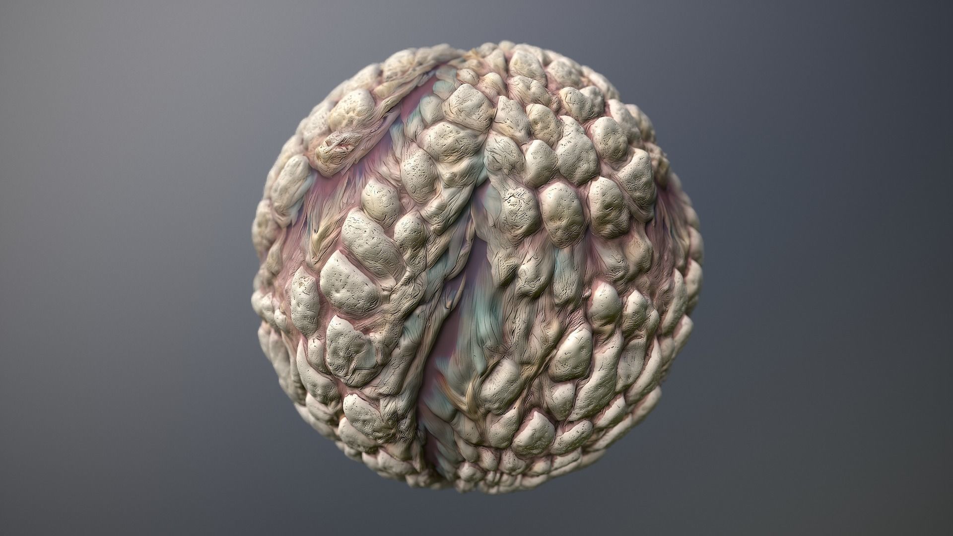 Material Skin Monster 30 Seamless PBR Texture Texture_9
