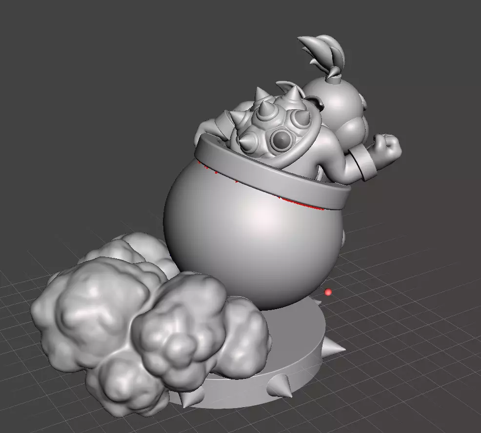 Bowser JR 3D Model  3D print model_0