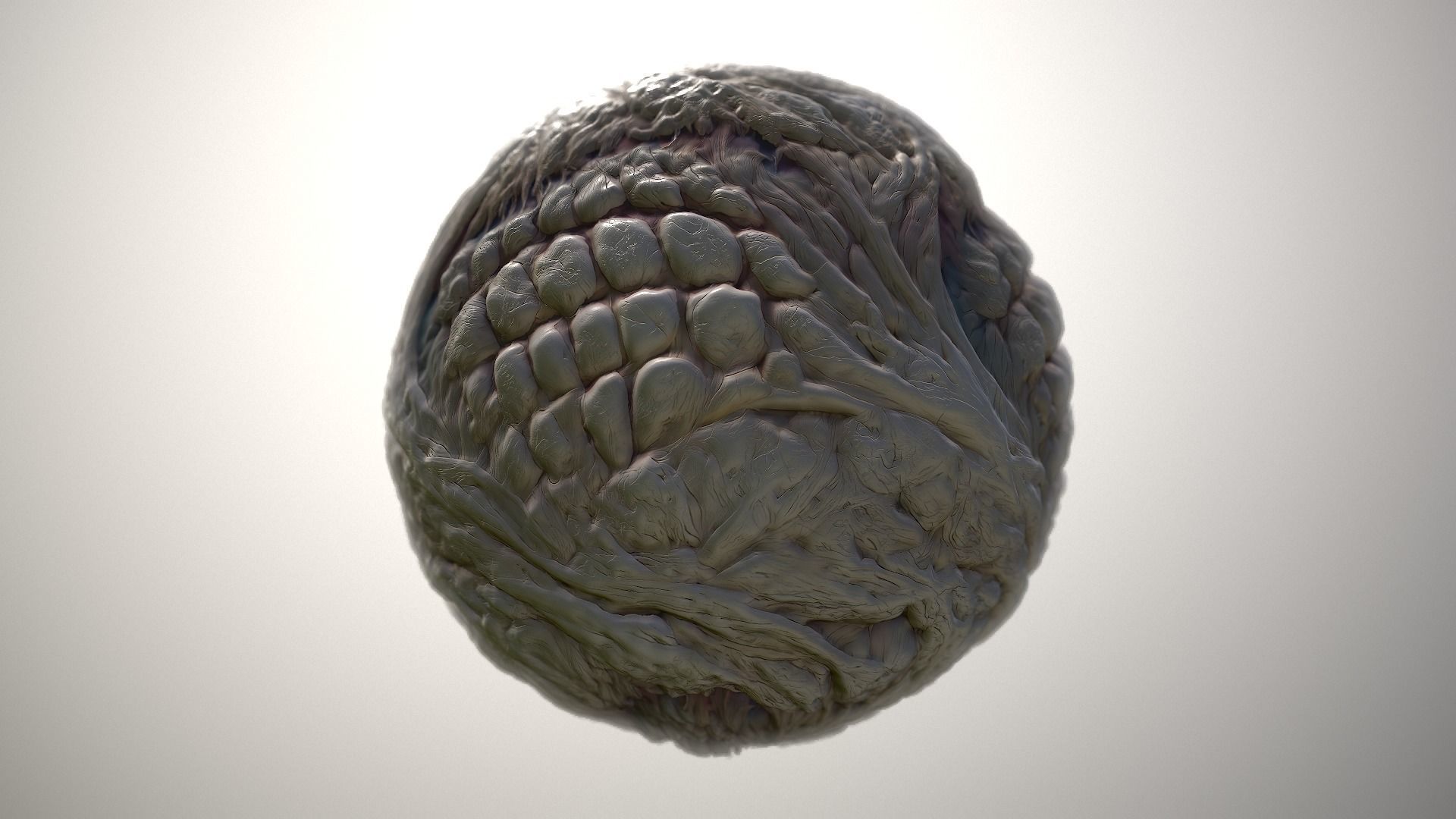 Material Skin Monster 29 Seamless PBR Texture Texture_3