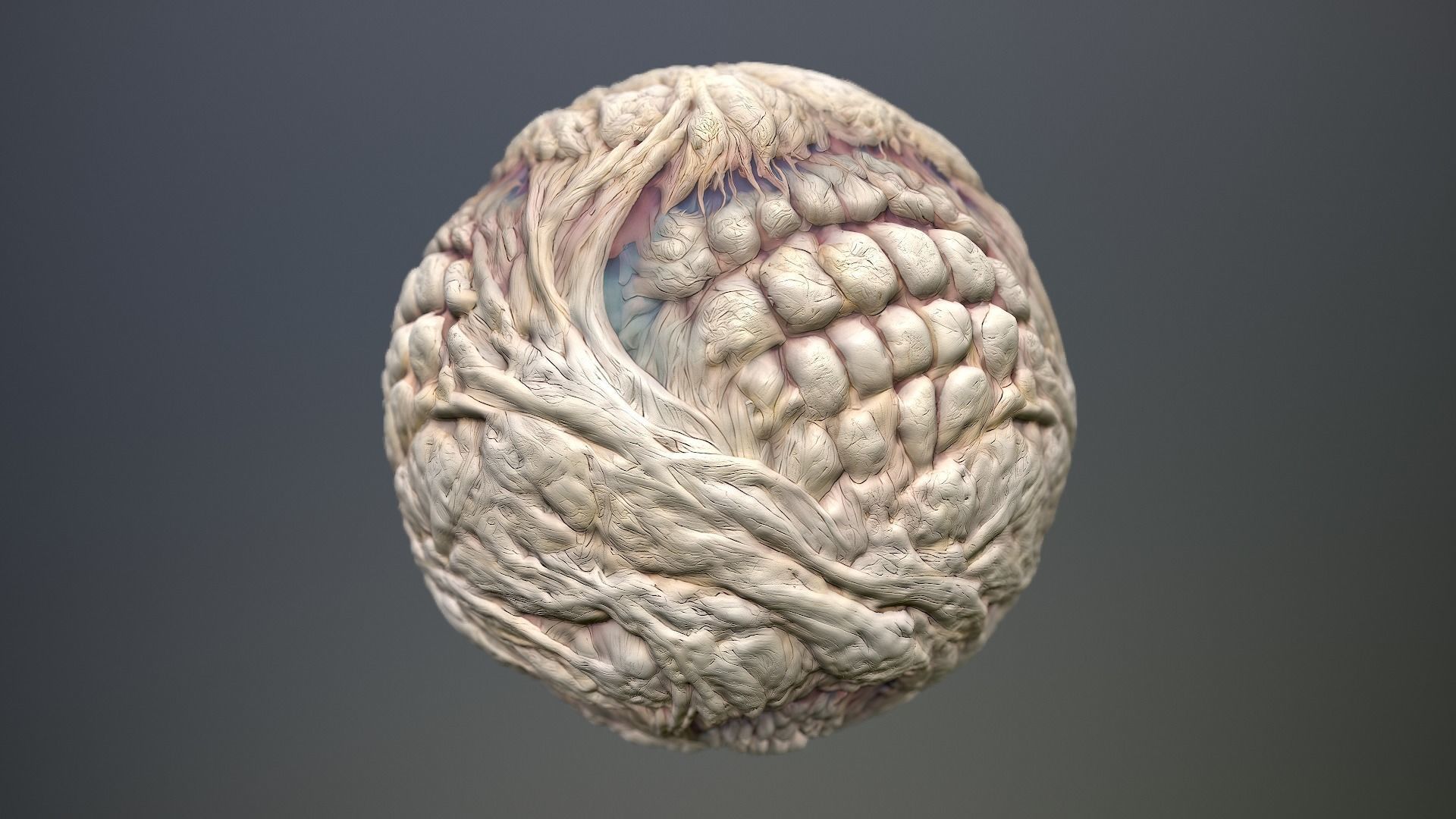 Material Skin Monster 29 Seamless PBR Texture Texture_12