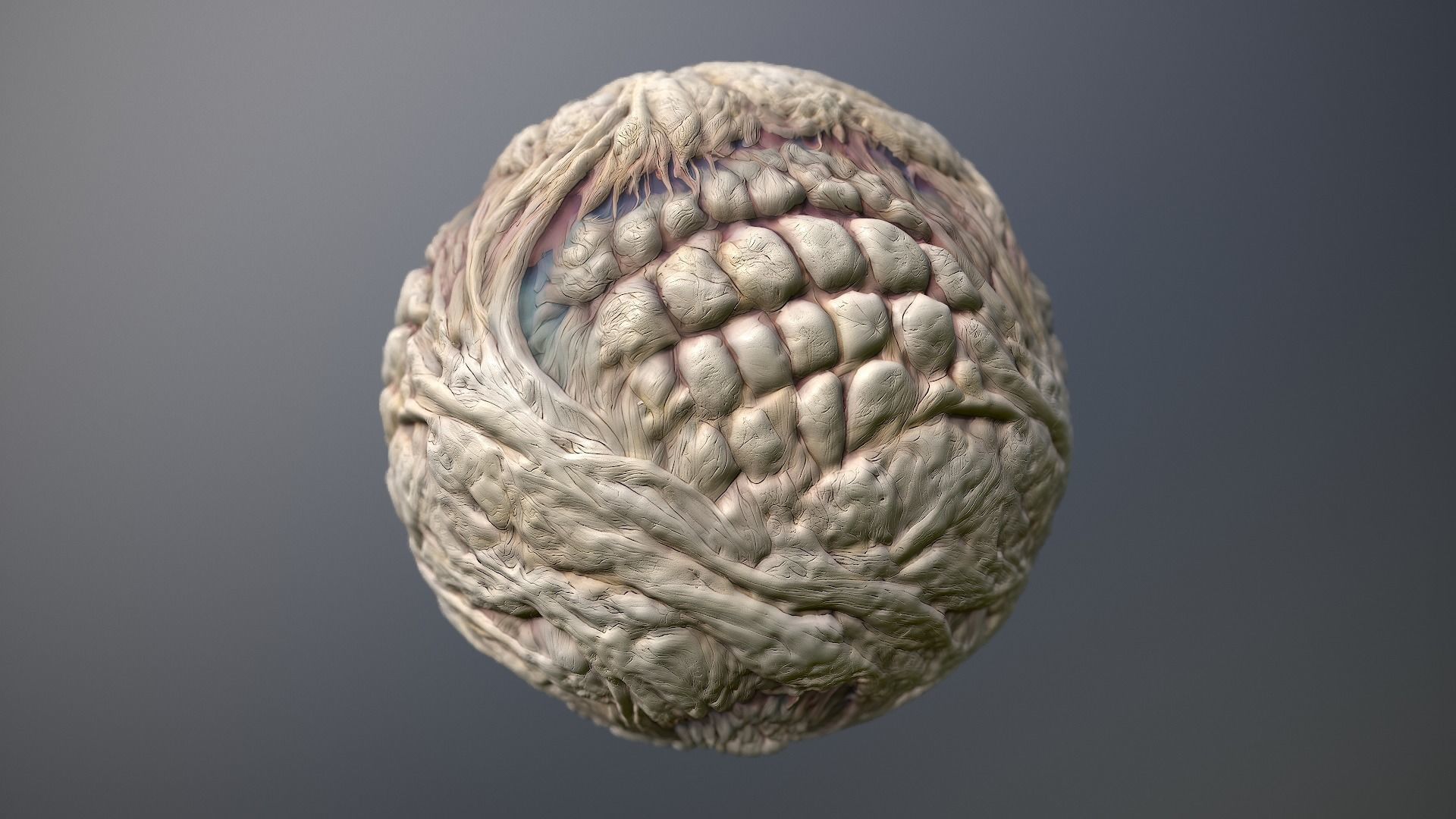 Material Skin Monster 29 Seamless PBR Texture Texture_9