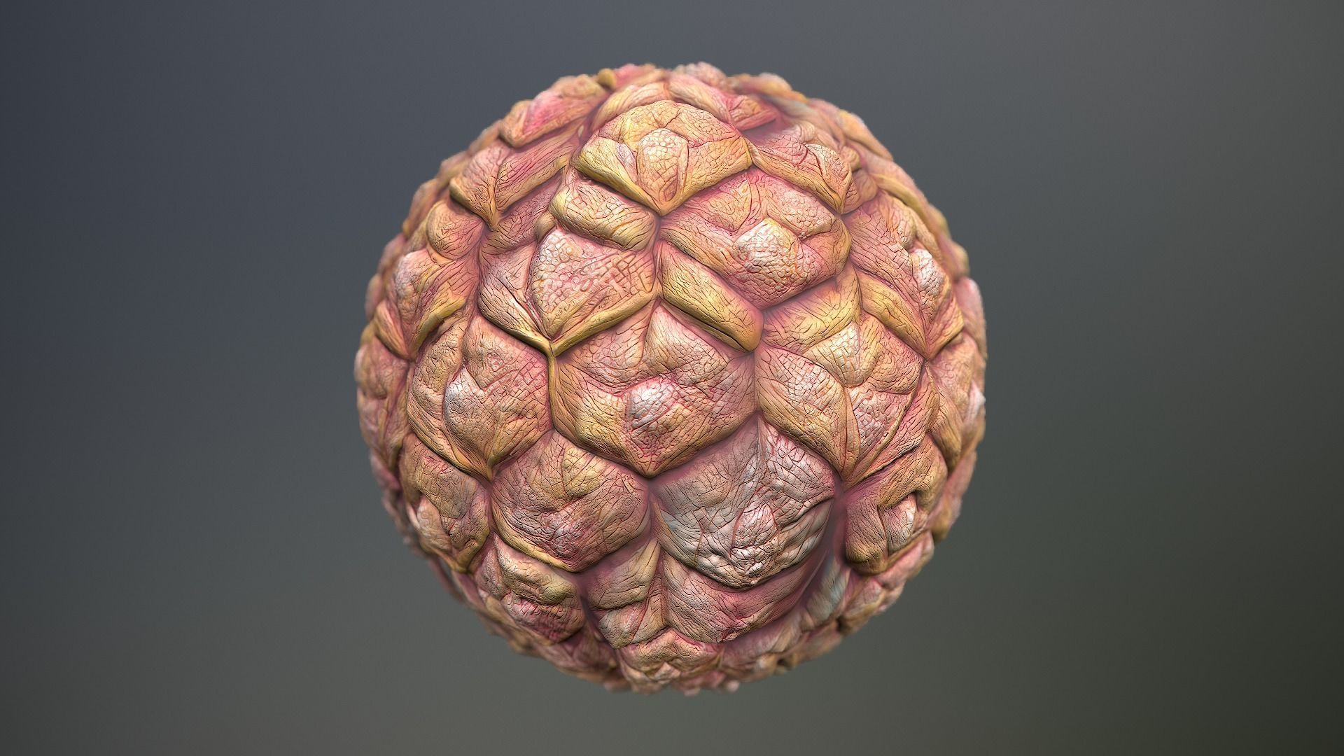 Material Skin Monster 28 Seamless PBR Texture Texture_14