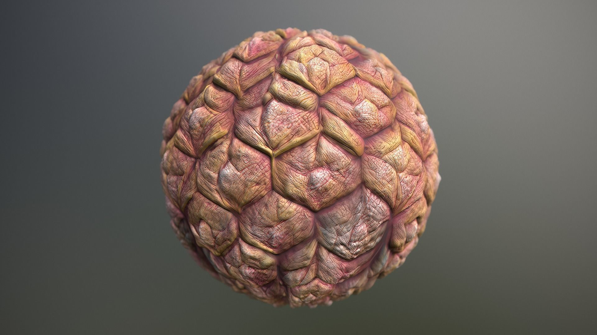 Material Skin Monster 28 Seamless PBR Texture Texture_13