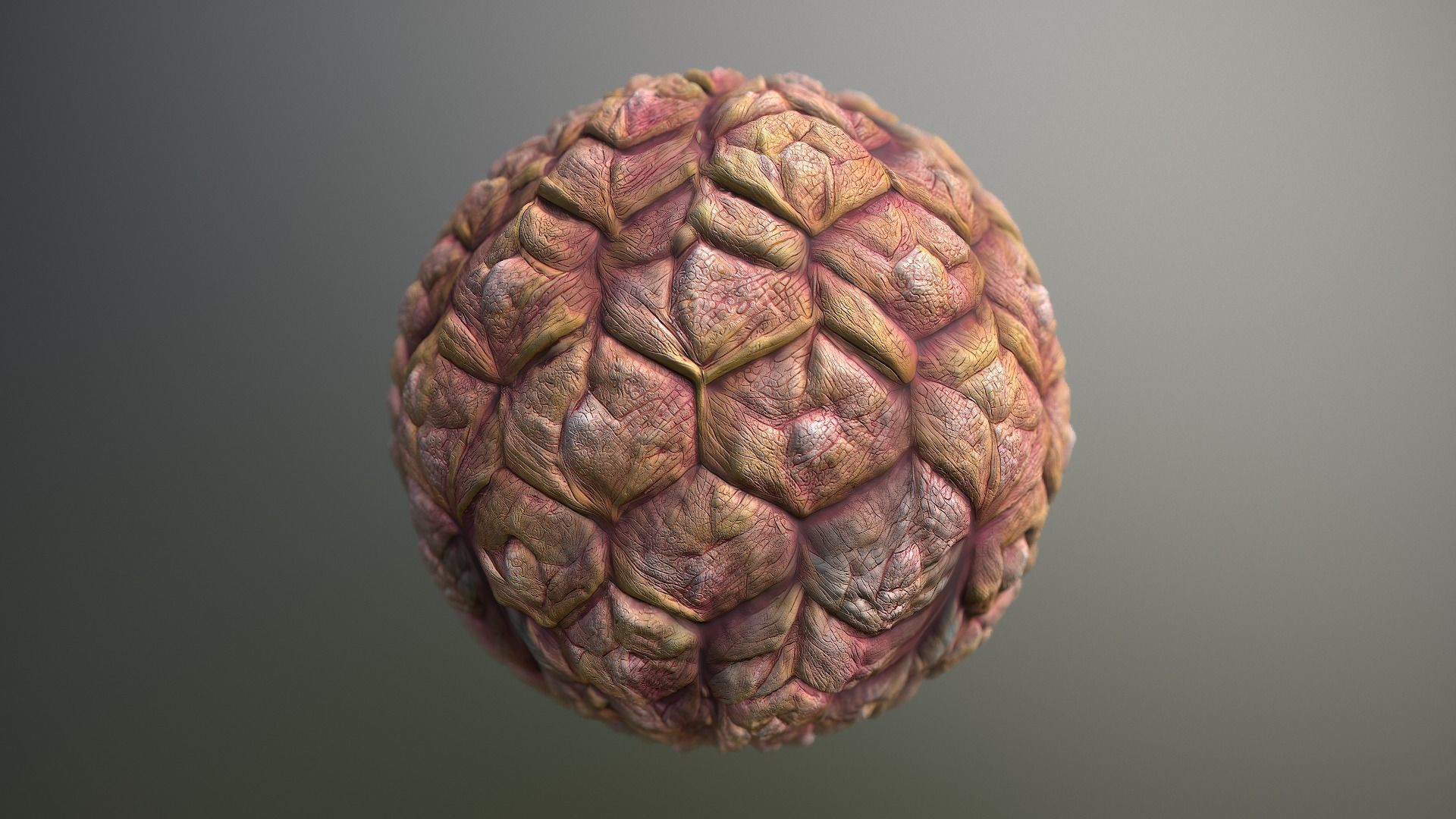 Material Skin Monster 28 Seamless PBR Texture Texture_15
