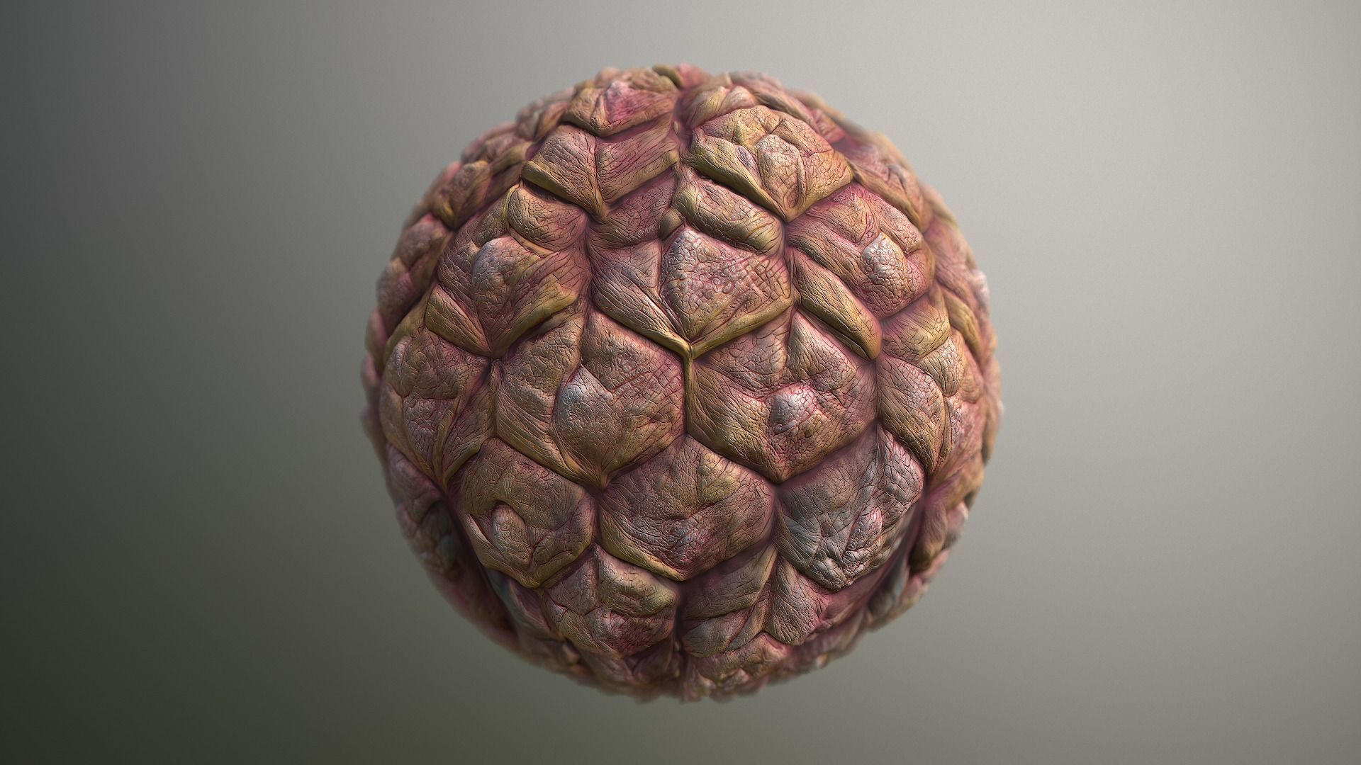 Material Skin Monster 28 Seamless PBR Texture Texture_16