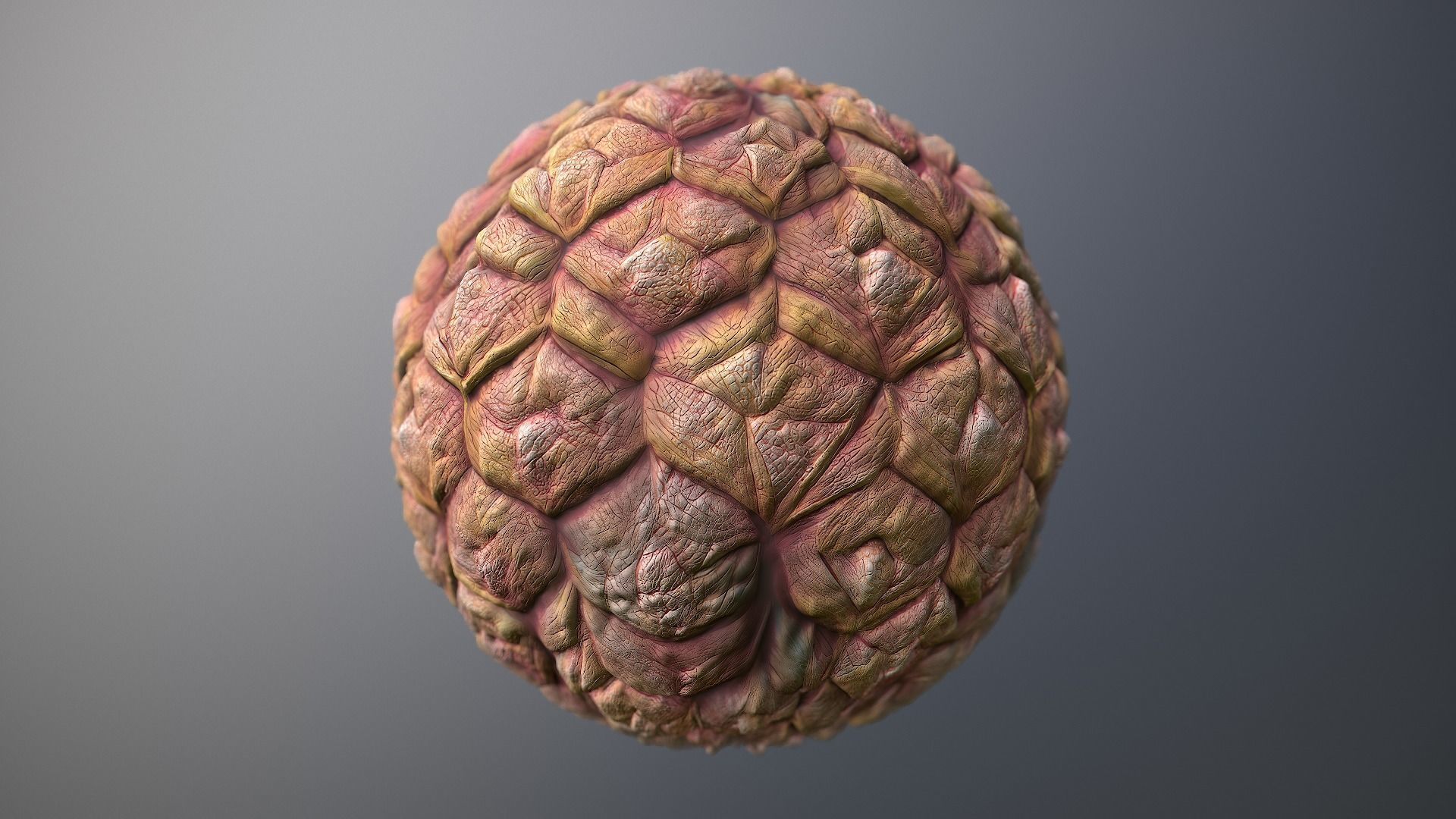 Material Skin Monster 28 Seamless PBR Texture Texture_8