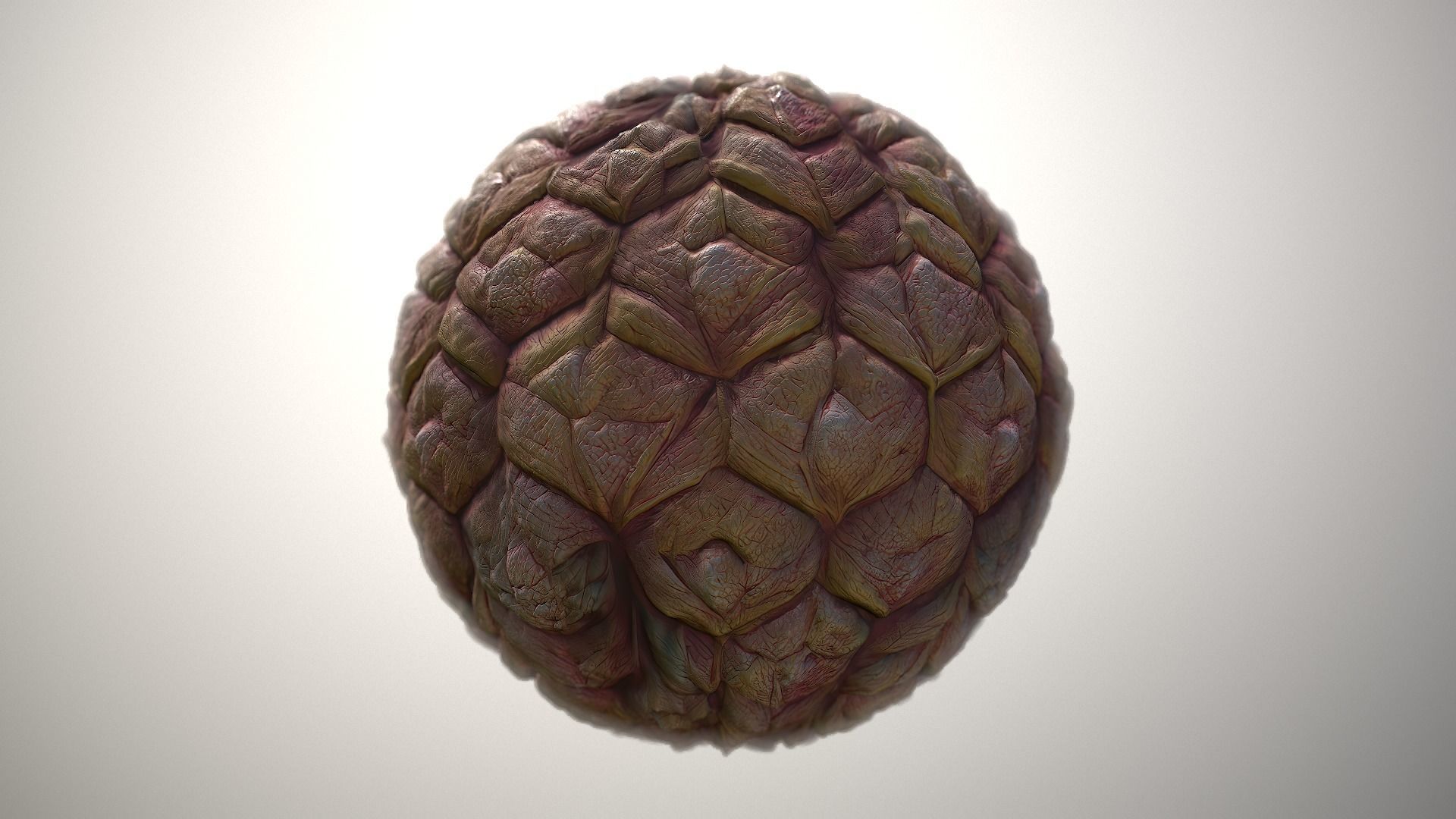 Material Skin Monster 28 Seamless PBR Texture Texture_3