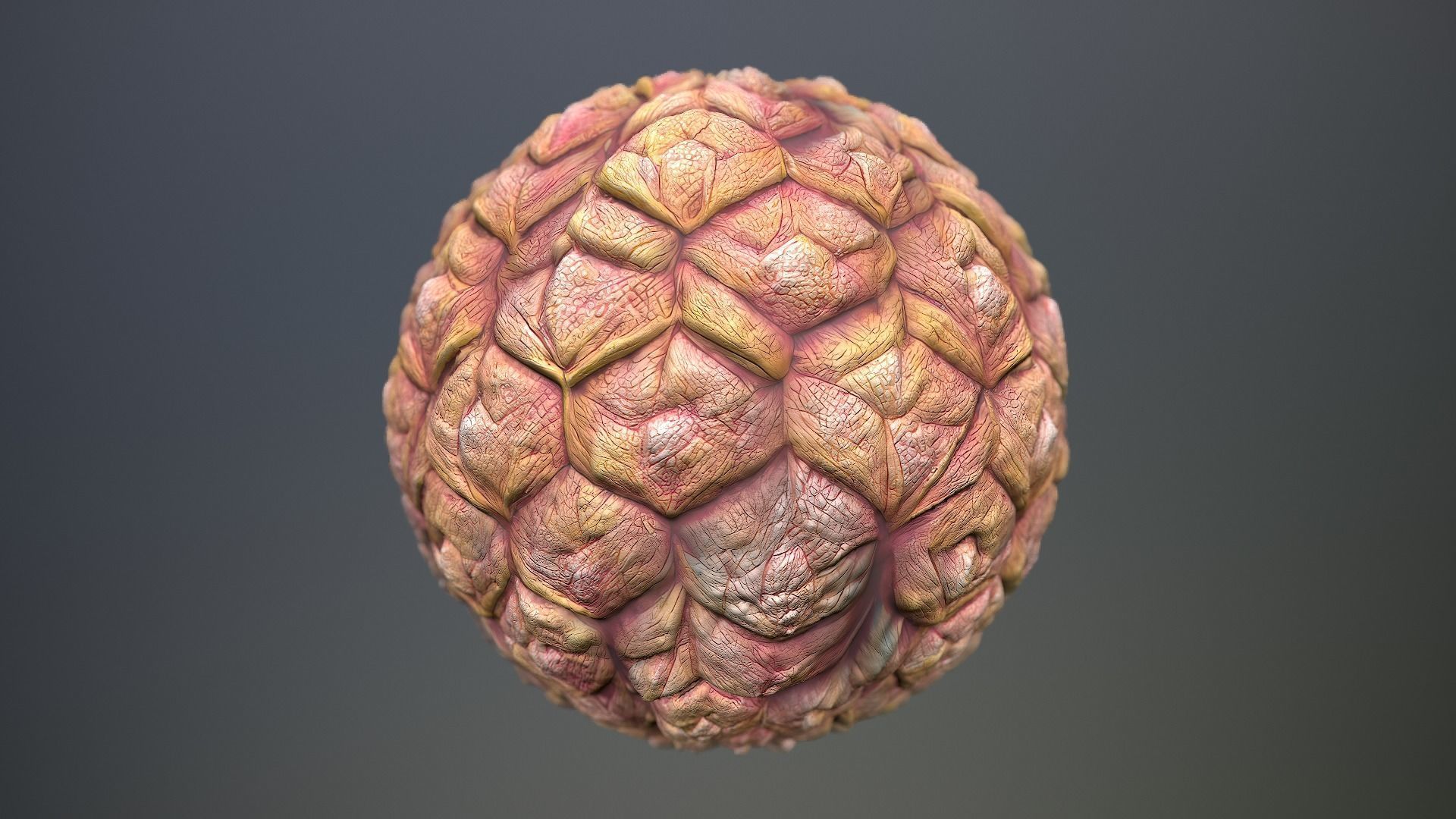 Material Skin Monster 28 Seamless PBR Texture Texture_12