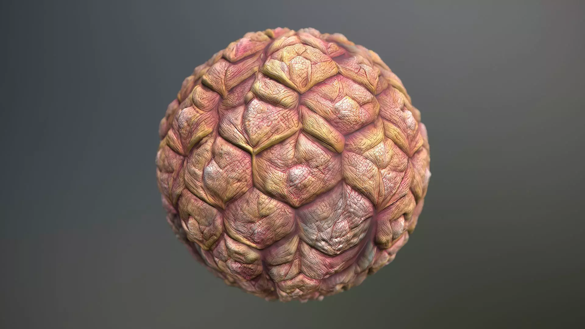 Material Skin Monster 28 Seamless PBR Texture Texture_0
