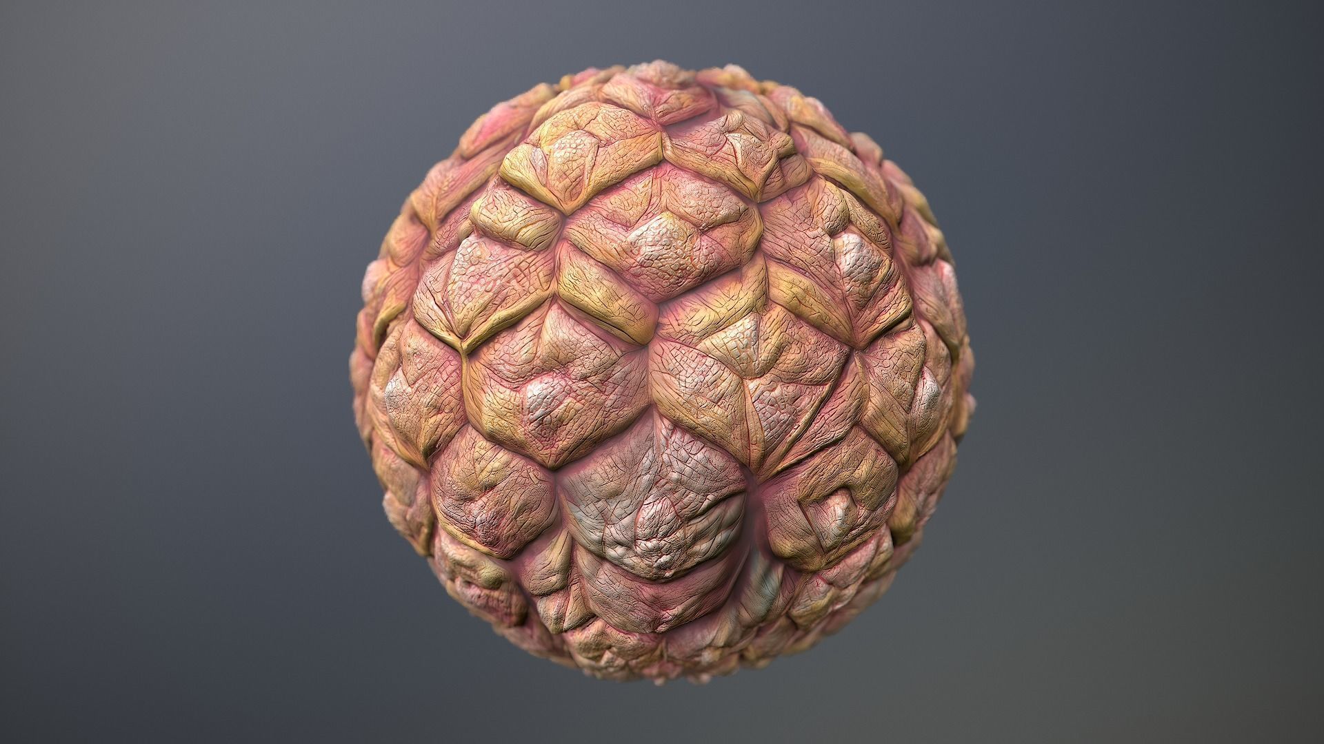 Material Skin Monster 28 Seamless PBR Texture Texture_10