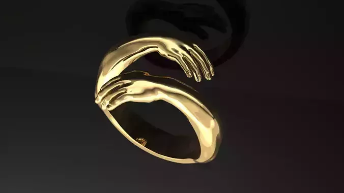 HUG RING  3D print model