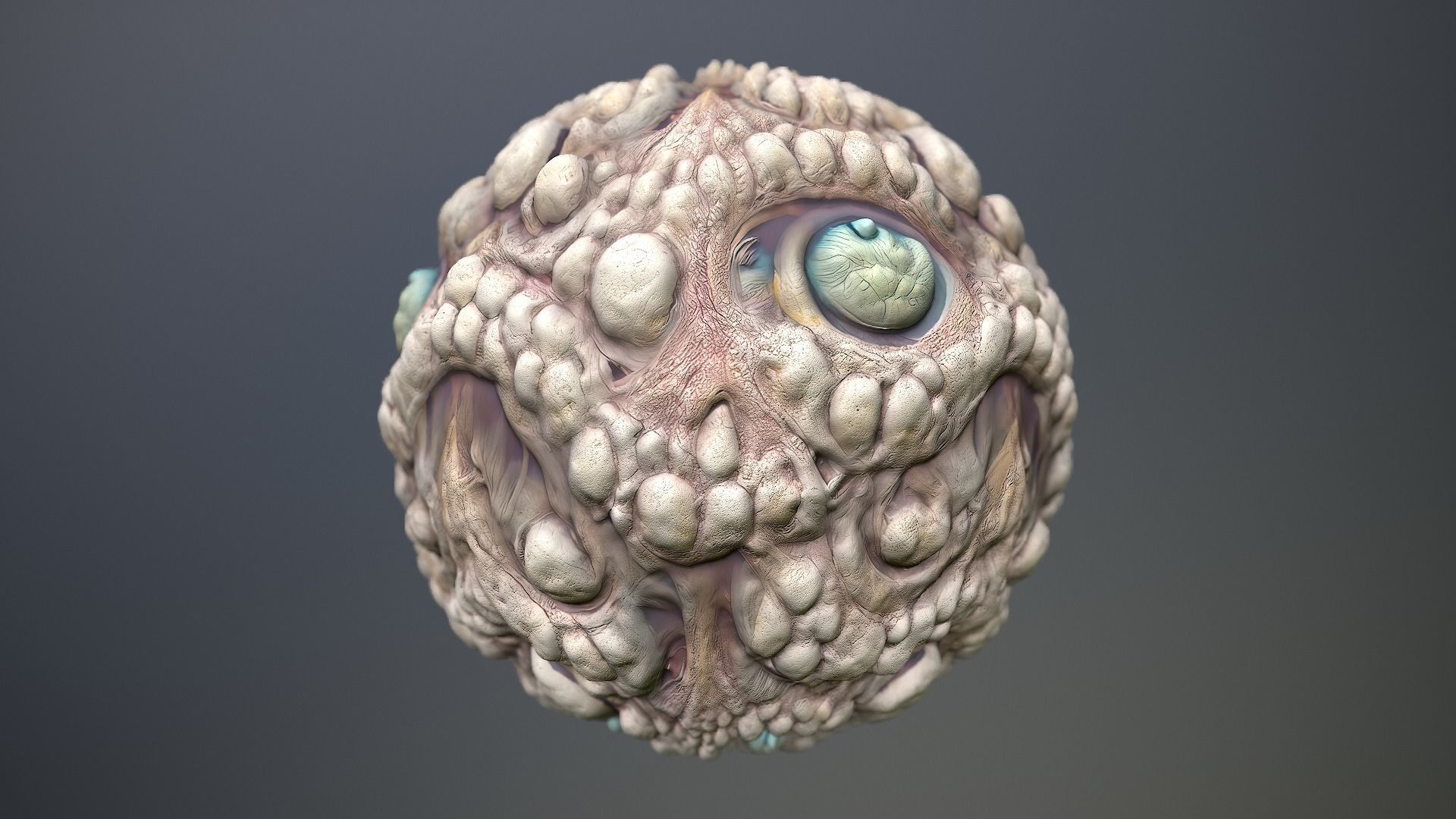 Material Skin Monster 27 Seamless PBR Texture Texture_11