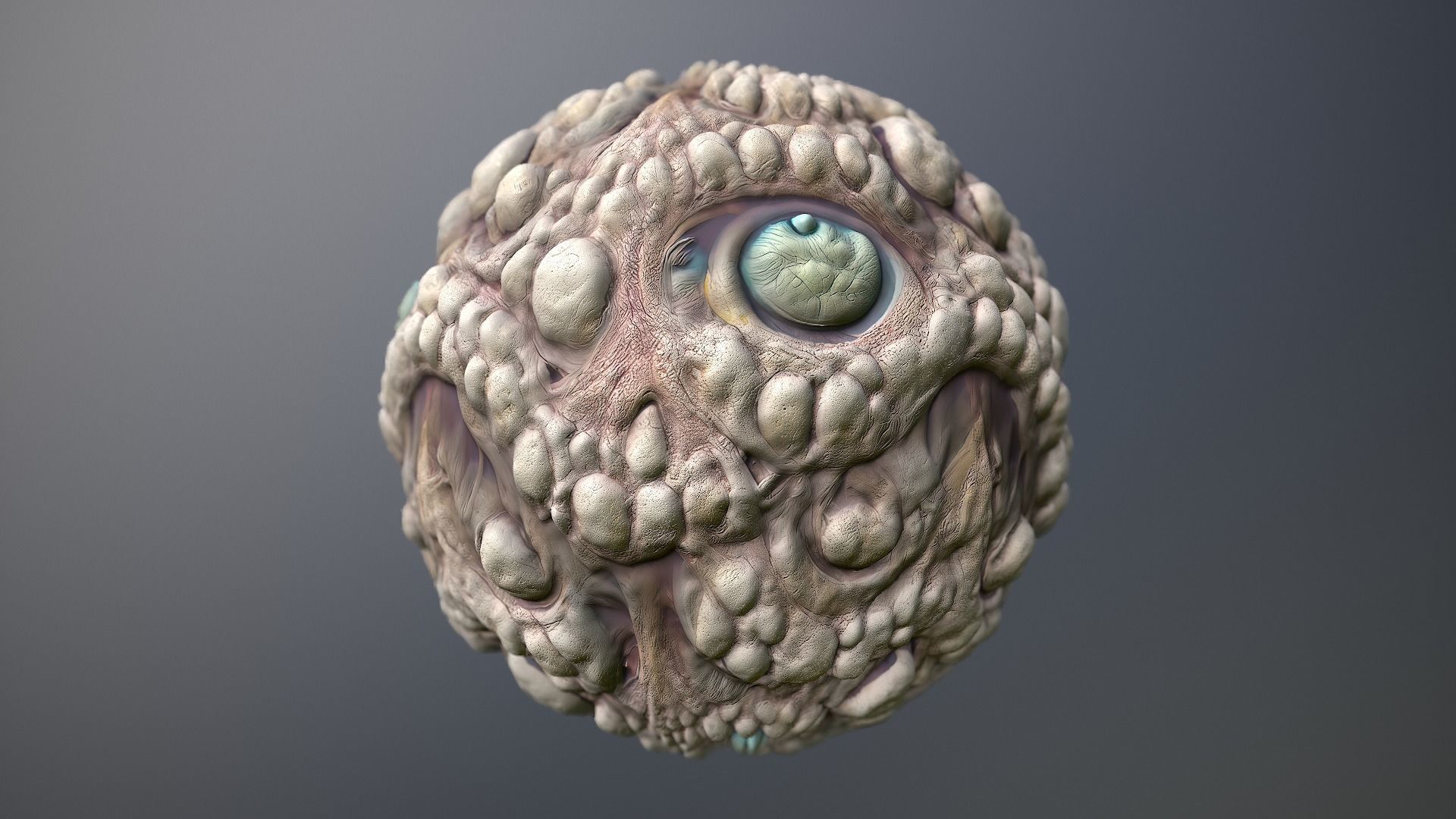 Material Skin Monster 27 Seamless PBR Texture Texture_9