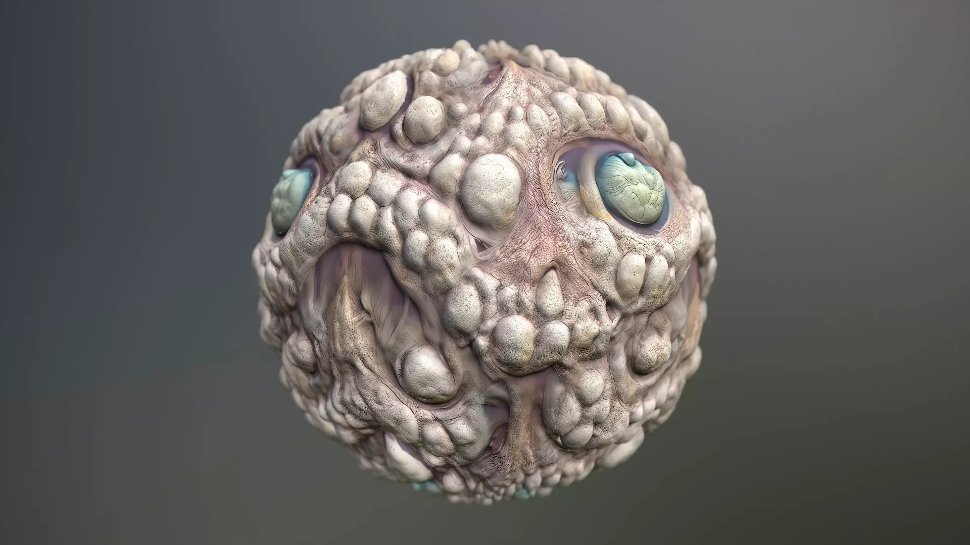 Material Skin Monster 27 Seamless PBR Texture Texture_0