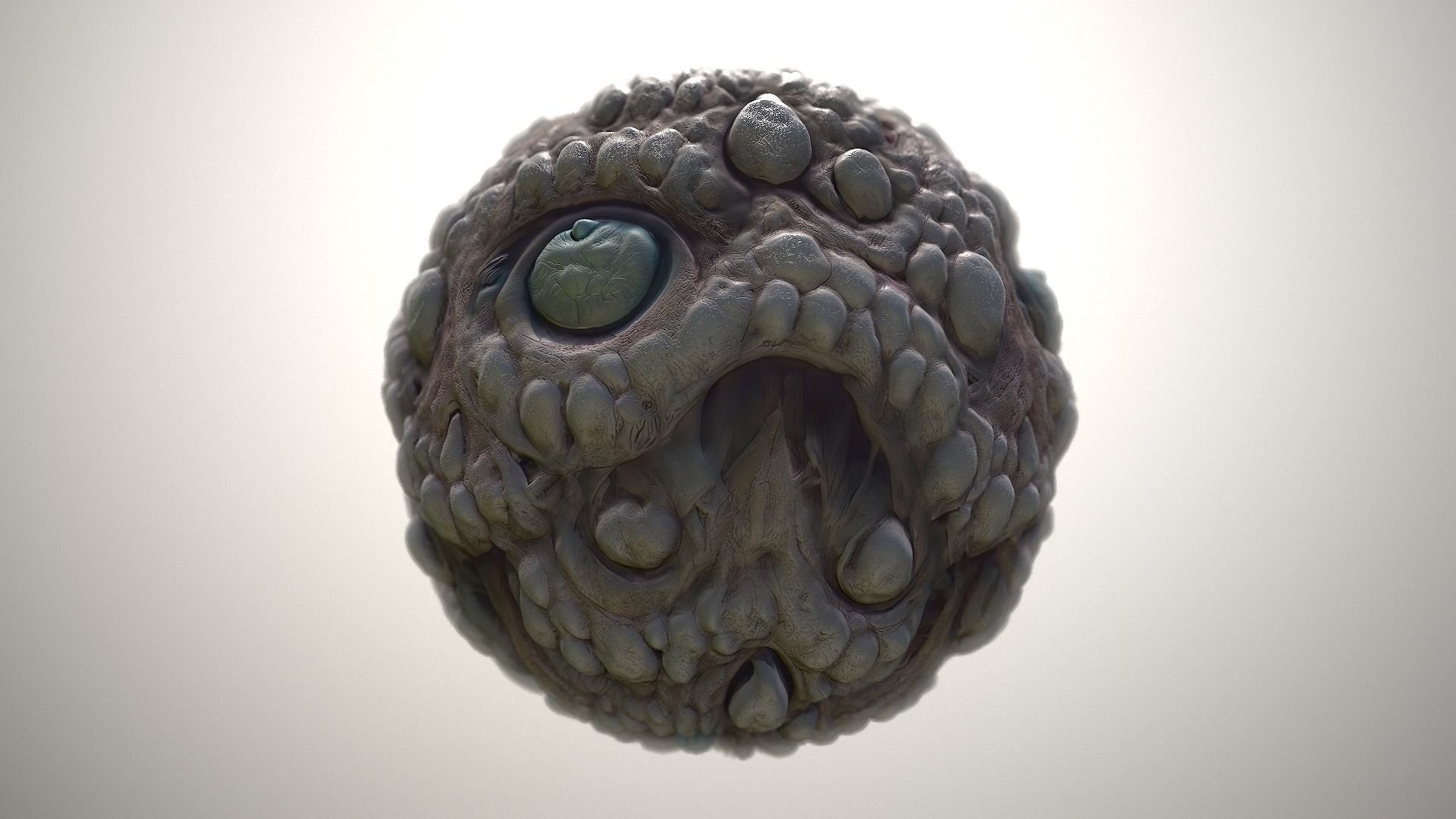 Material Skin Monster 27 Seamless PBR Texture Texture_21