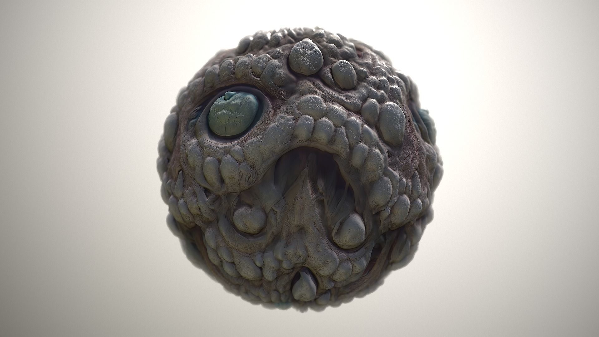 Material Skin Monster 27 Seamless PBR Texture Texture_20