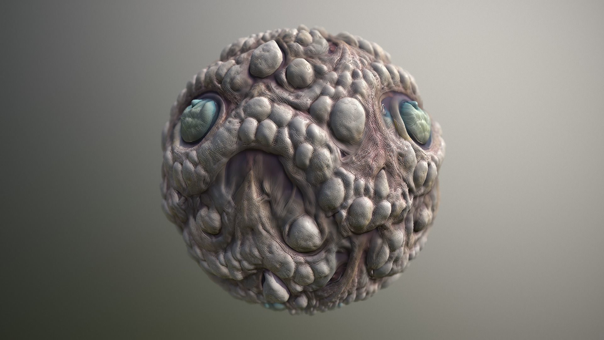 Material Skin Monster 27 Seamless PBR Texture Texture_16