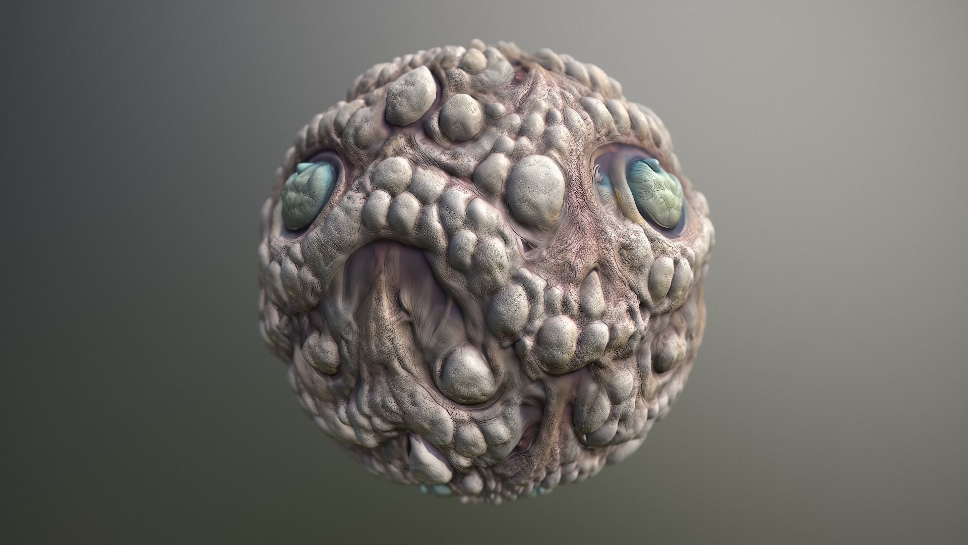 Material Skin Monster 27 Seamless PBR Texture Texture_15